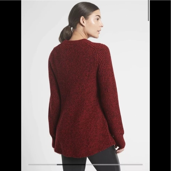 Athleta Sierra Wool Blend Chunky Knit Crew Sweater - XS - Picture 2 of 13